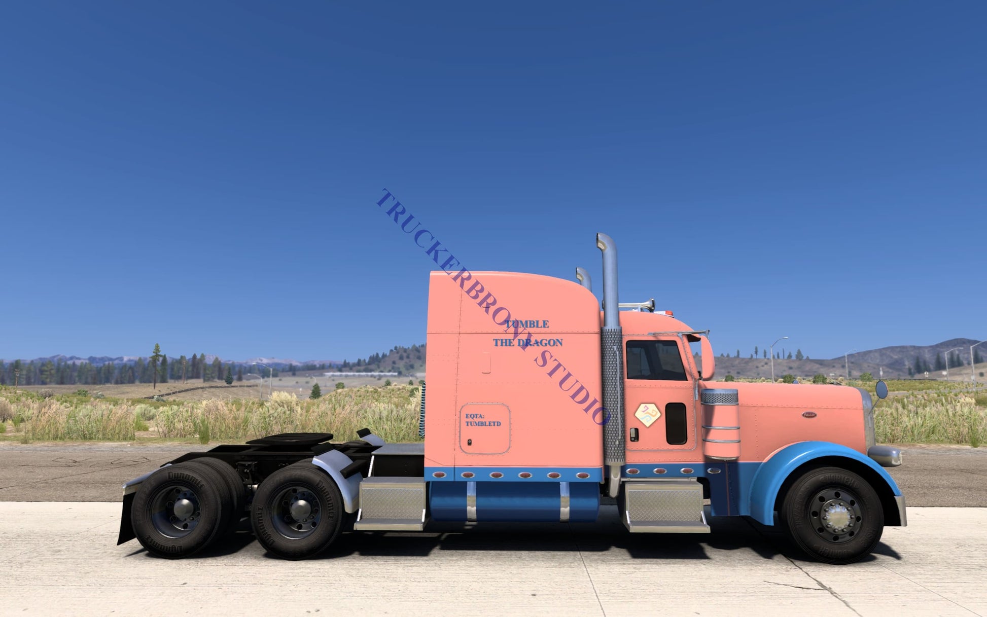 Tumble The Dragon Peterbilt 389 (Digital Image) Digital Image