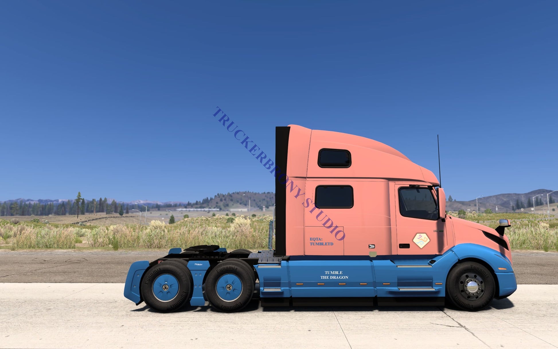 Tumble The Dragon Volvo VNL (Digital Image) Digital Image