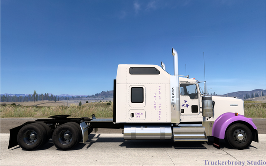 Twilight Velvet Sparkle Kenworth W9000 (Digital Image)