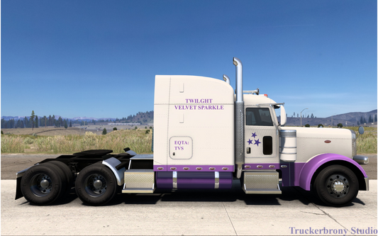 Twilight Velvet Sparkle Peterbilt 389 (Digital Image)