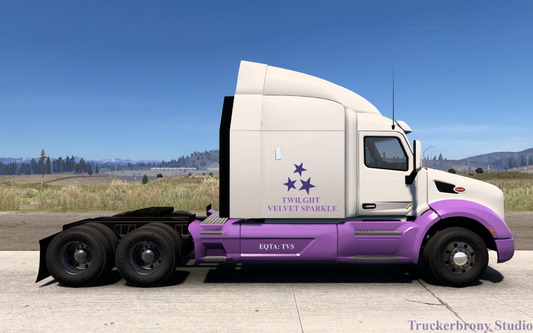 Twilight Velvet Sparkle Peterbilt 579 (Digital Image)