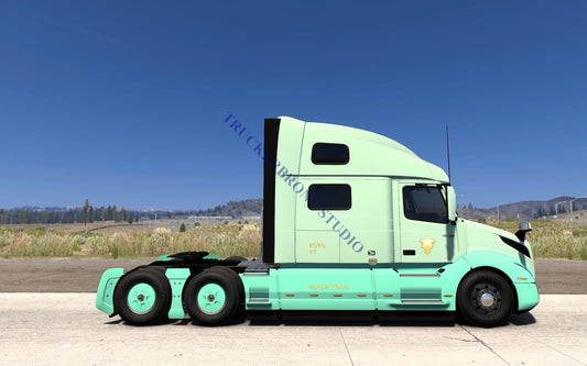 Vapor Trail Volvo VNL (Digital Image) Digital Image