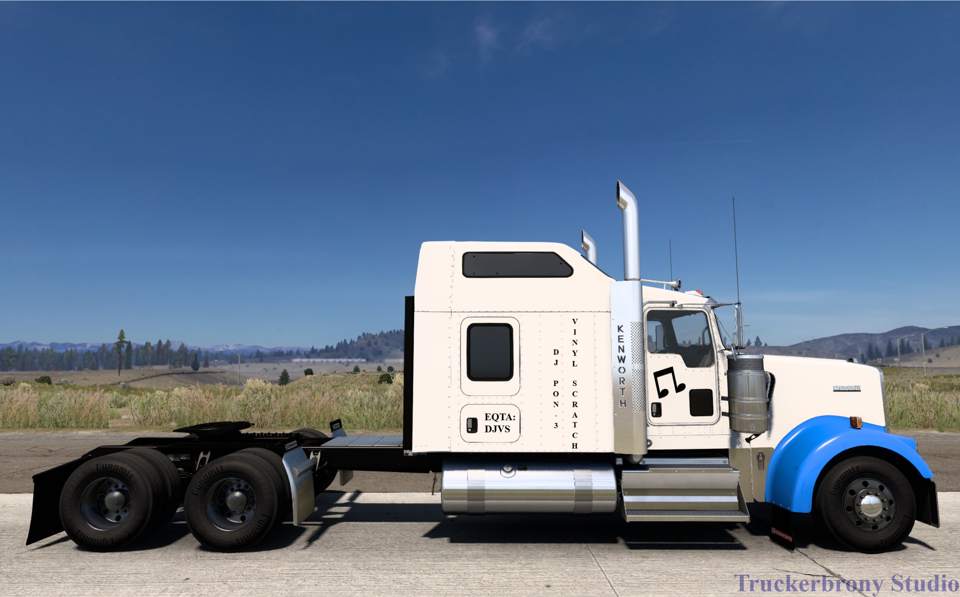 Vinyl Scratch-Dj Pon-3 Kenworth W9000 (Digital Image)