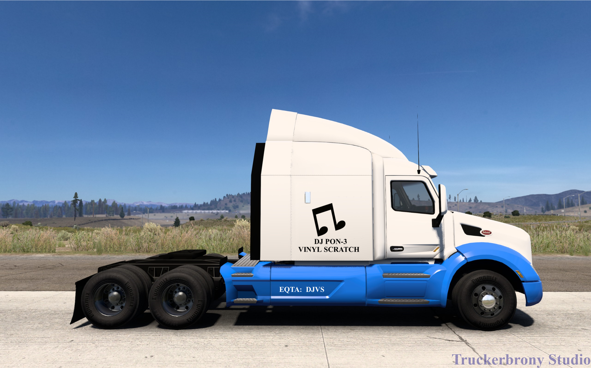 Vinyl Scratch-Dj Pon-3 Peterbilt 579 (Digital Image)