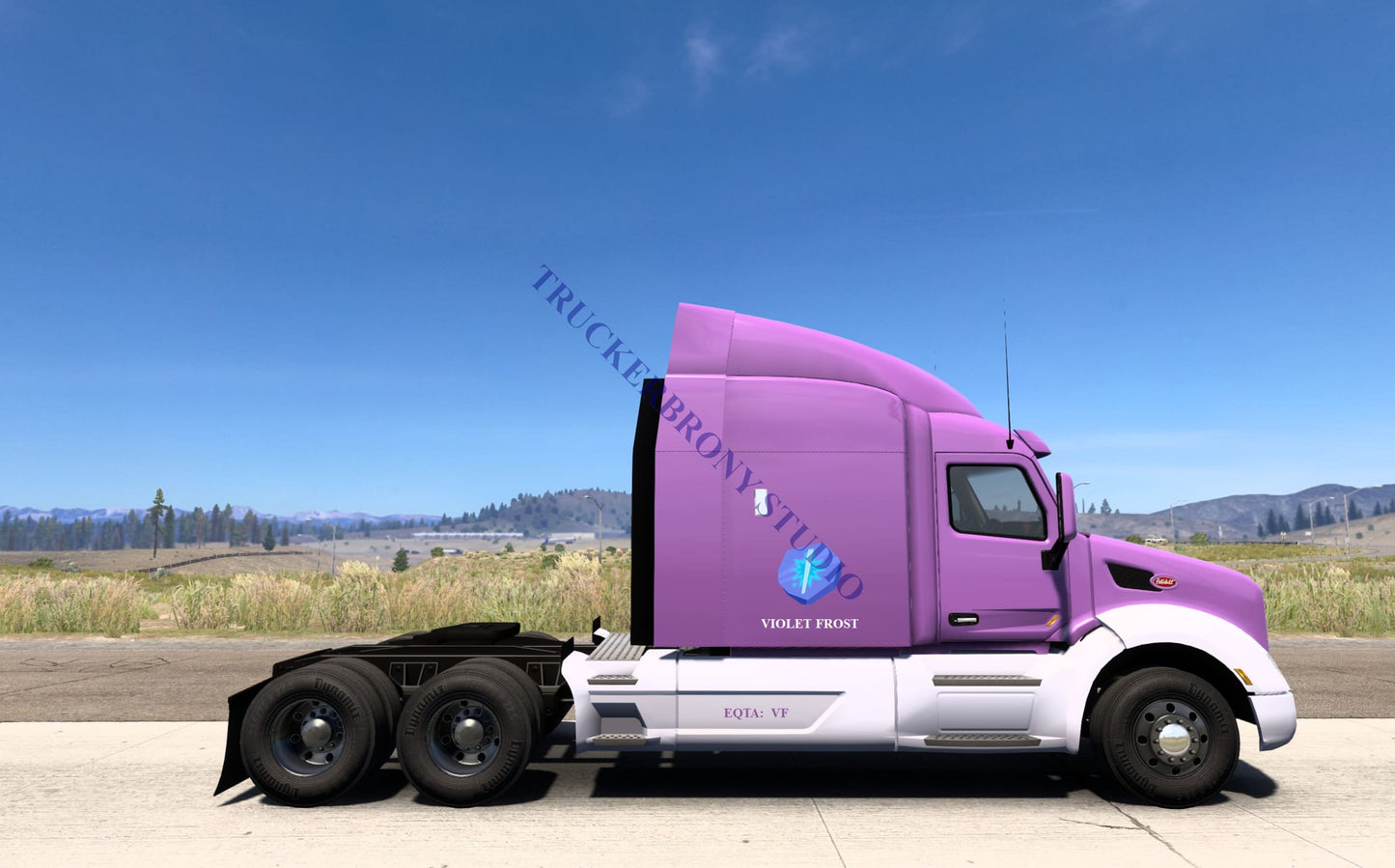 Violet Frost Peterbilt 579 (Digital Image)