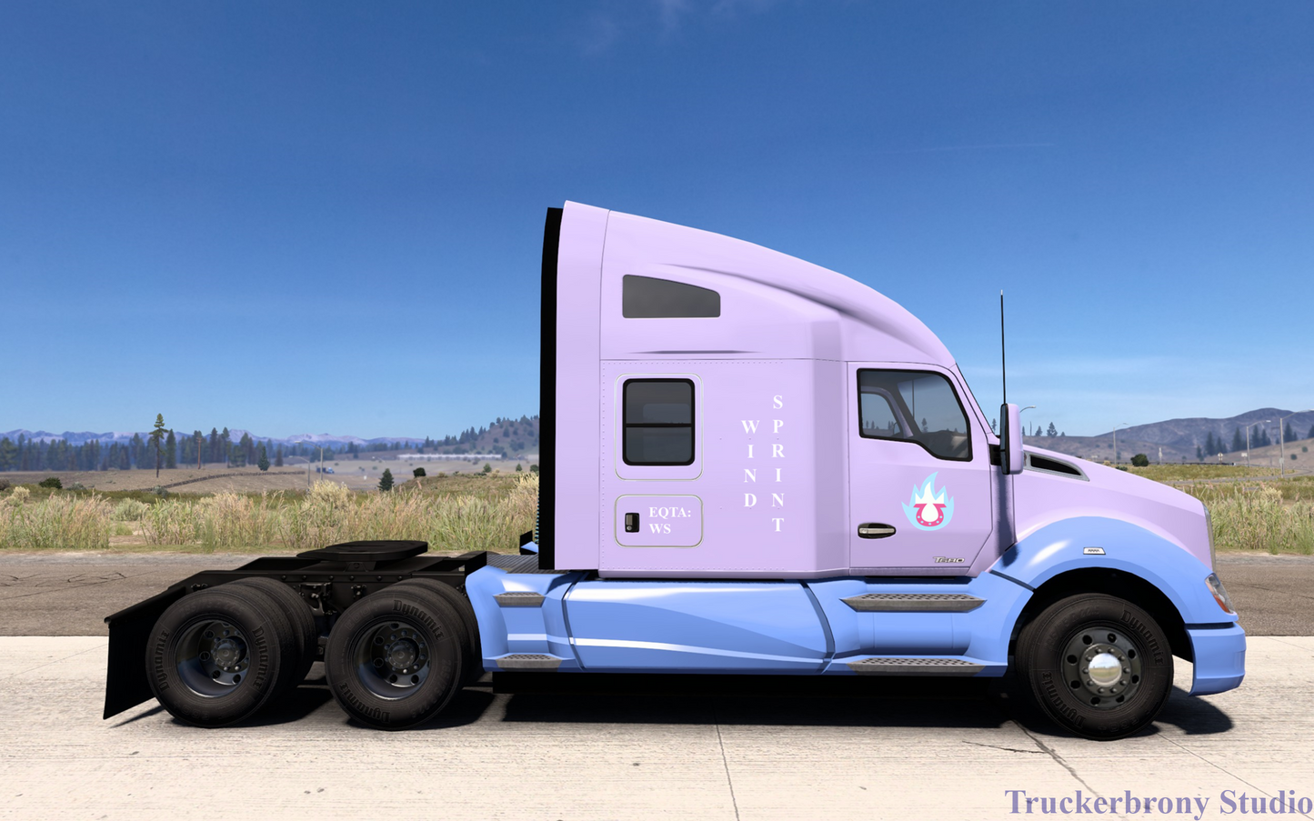 Wind Sprint Kenworth T680 (Digital Image)